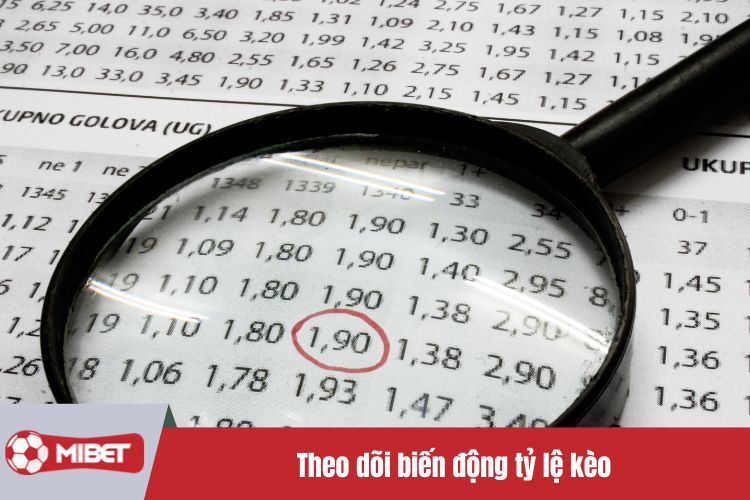 Theo dõi biến động tỷ lệ kèo